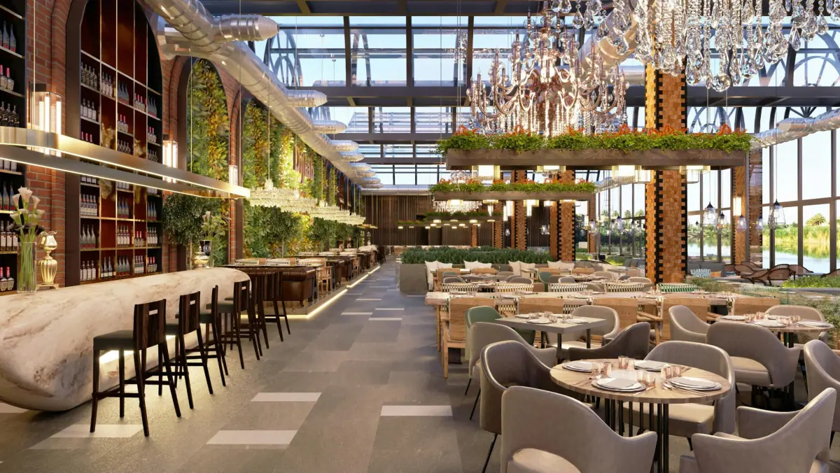 Sala Ristorante con Sedie E Tavoli
