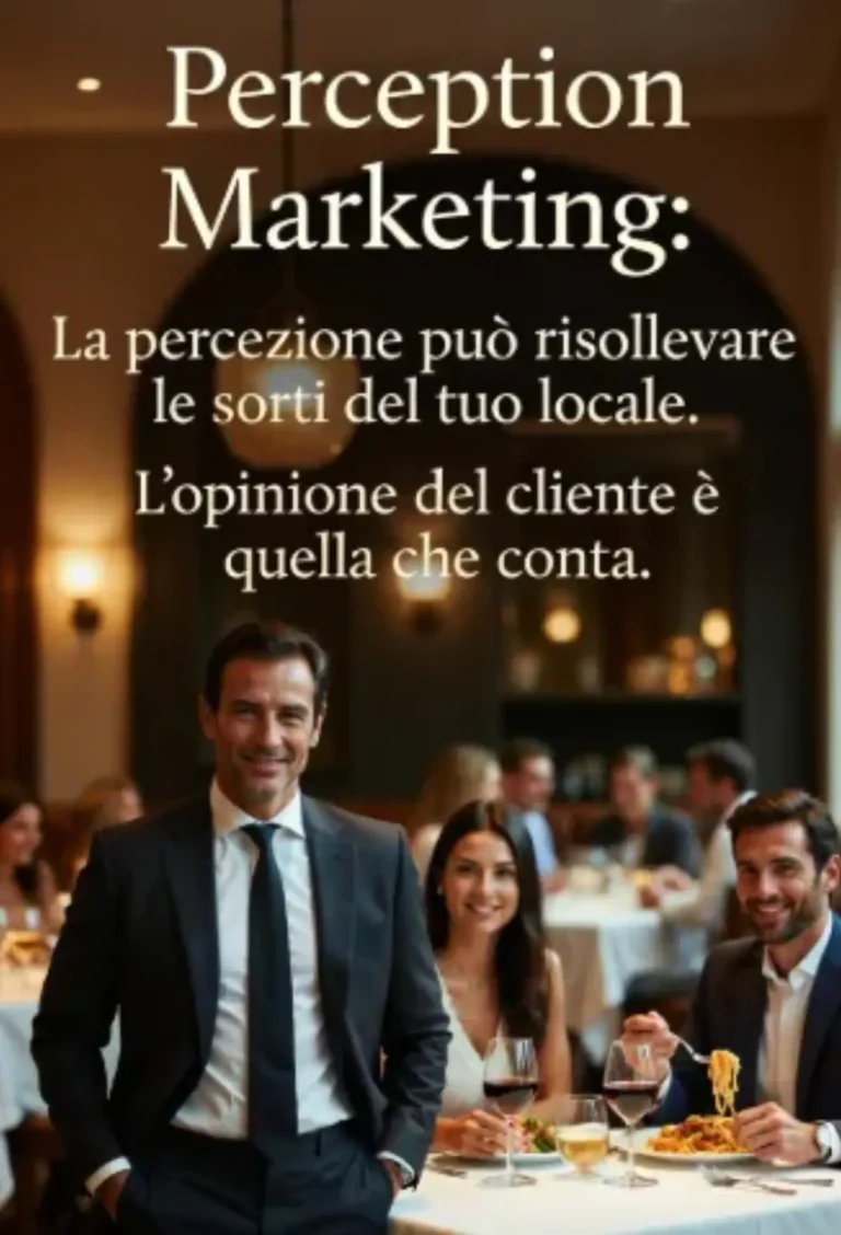 Perception Marketing: La percezione può risollevare le sorti del tuo locale. L’opinione del cliente è quella che conta