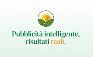 Logo La Voce della Ristorazione con la scritta chiara "Pubblicità intelligente, risultati reali." sovrapposta.