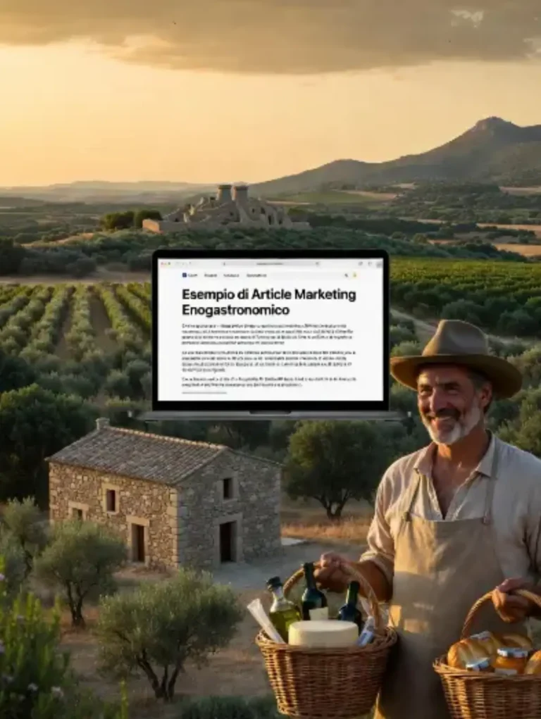 Esempio di Article Marketing Enogastronomico: La Storia dell’Agriturismo Su Nuraghe Antiga bio in Sardegna