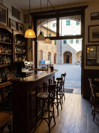 Bar nel borgo antico