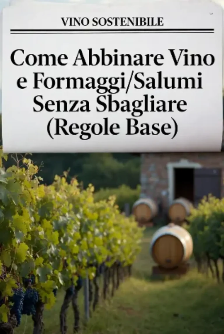 Come Abbinare Vino e Formaggi/Salumi Senza Sbagliare: Regole Base per un Accostamento Perfetto