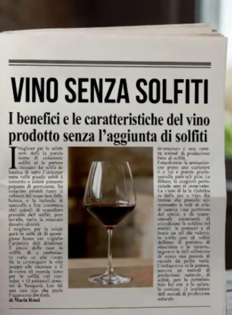 Vino Sostenibile Senza Solfiti Aggiunti: Guida Completa per Riconoscere un Vino Ecologico