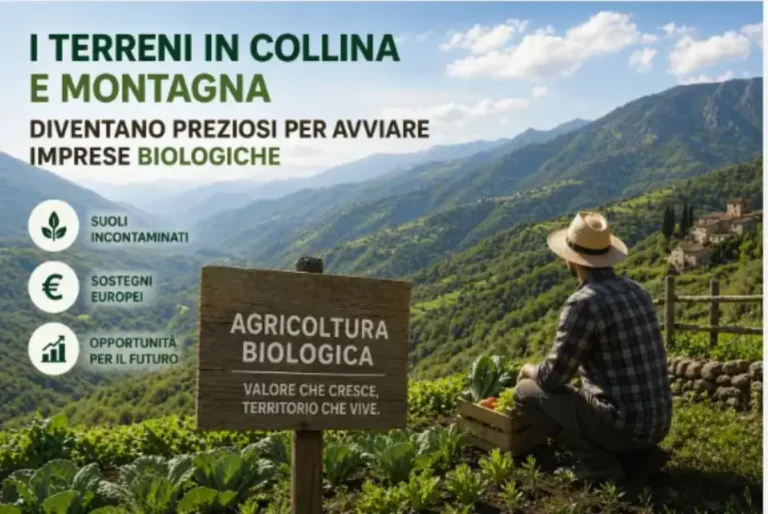 Perché i terreni agricoli in collina e montagna stanno acquistando valore